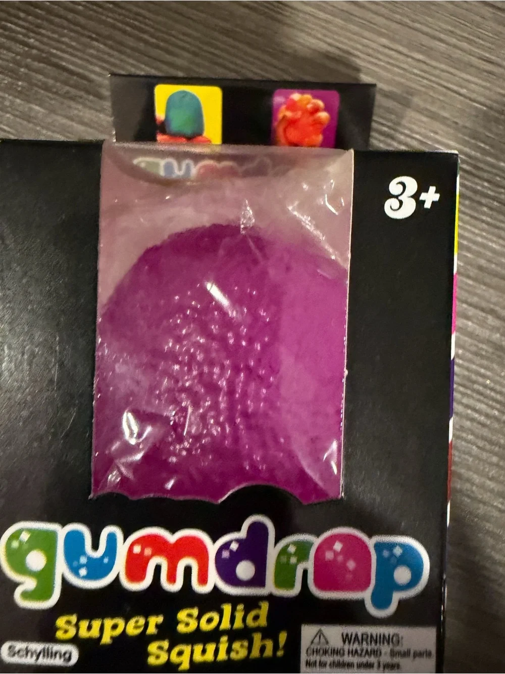 Gumdrop Super Solid Squish! Purple Kids Toy